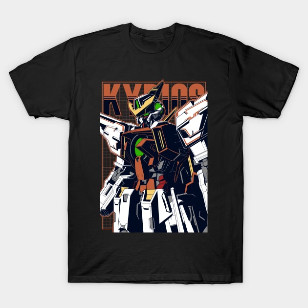 Gundam Kyrios T-Shirt by WahyudiArtwork